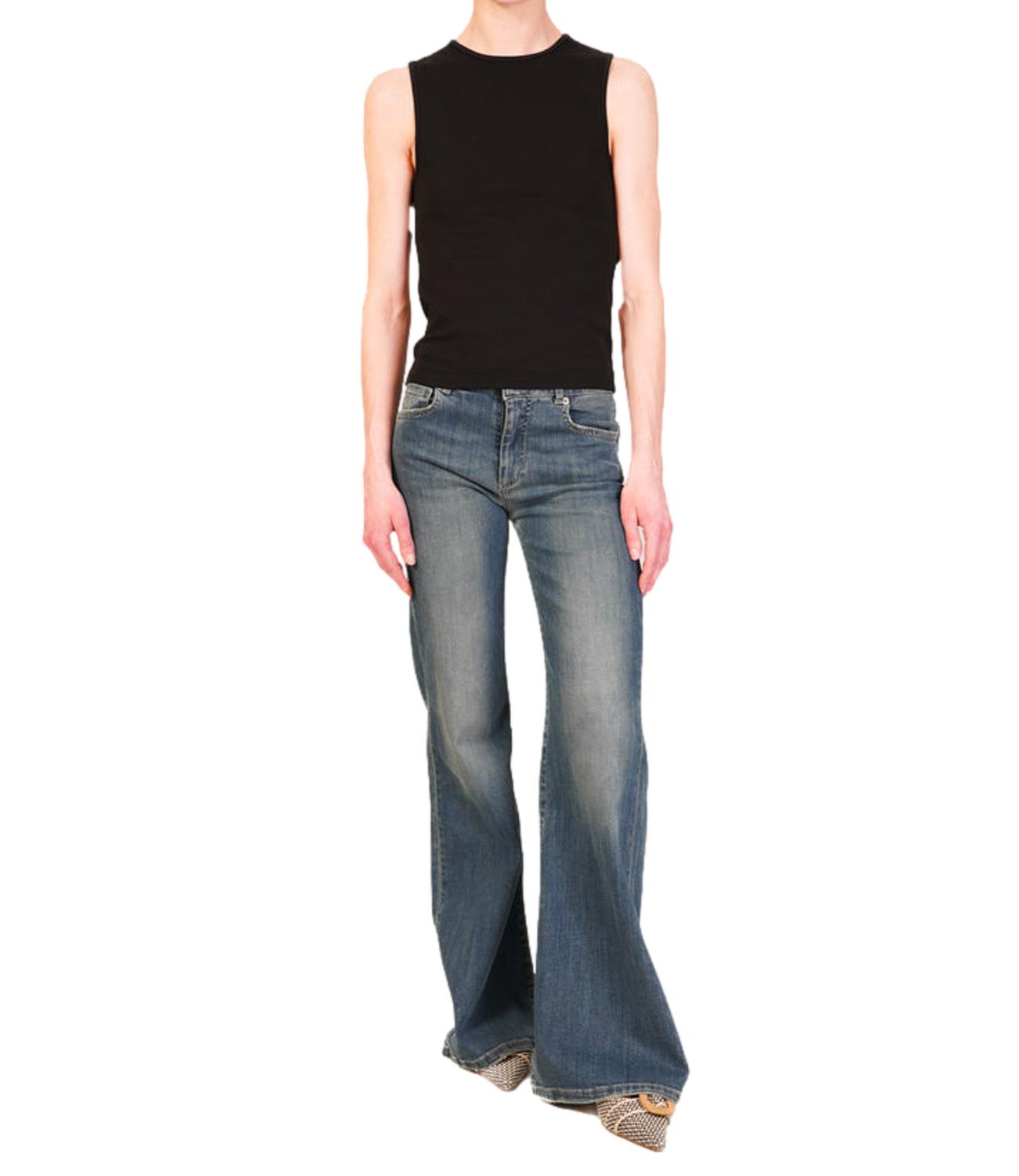 Kontatto Top scollo schiena nero donna