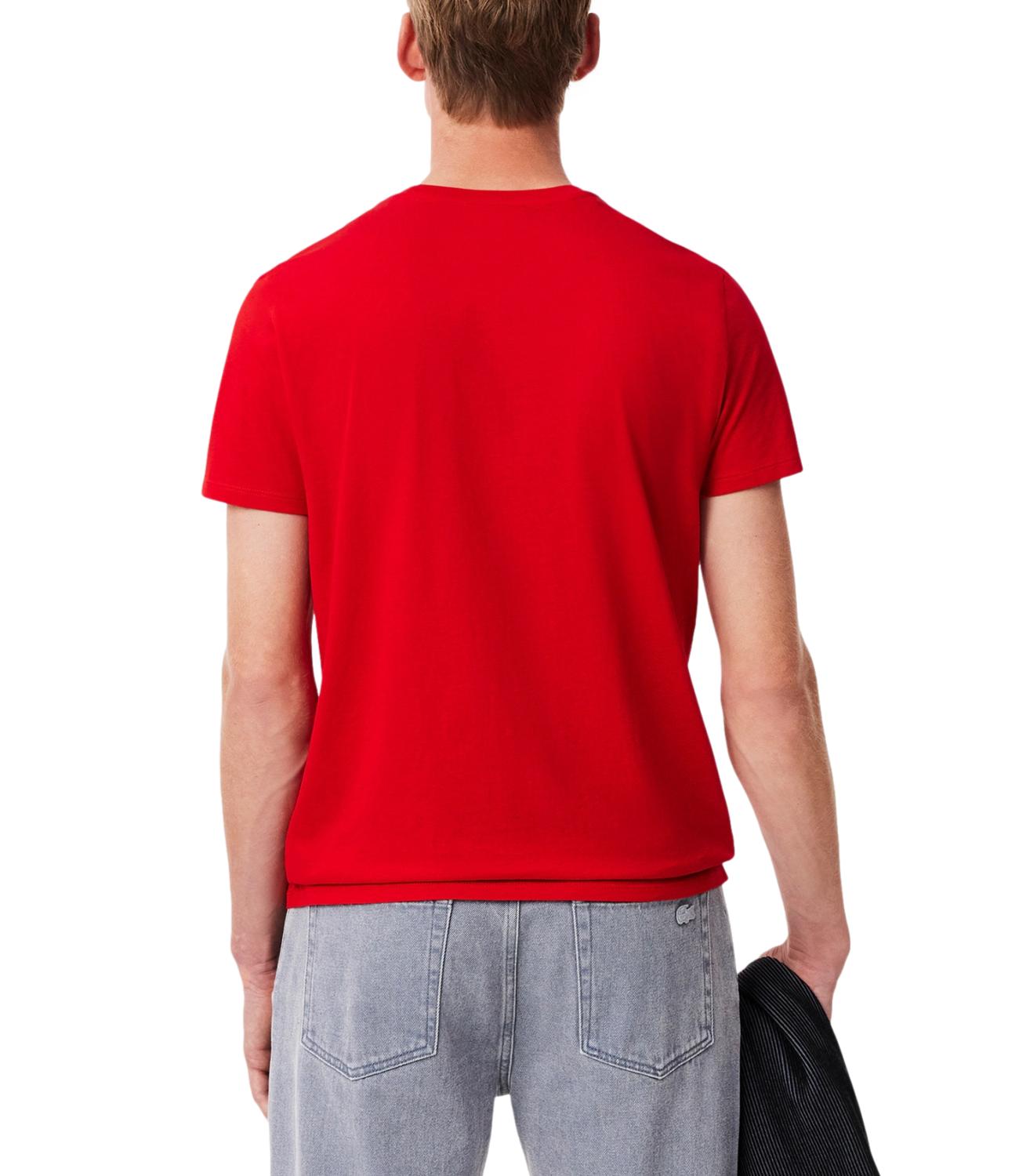 T-SHIRT IN COTONE PIMA rosso