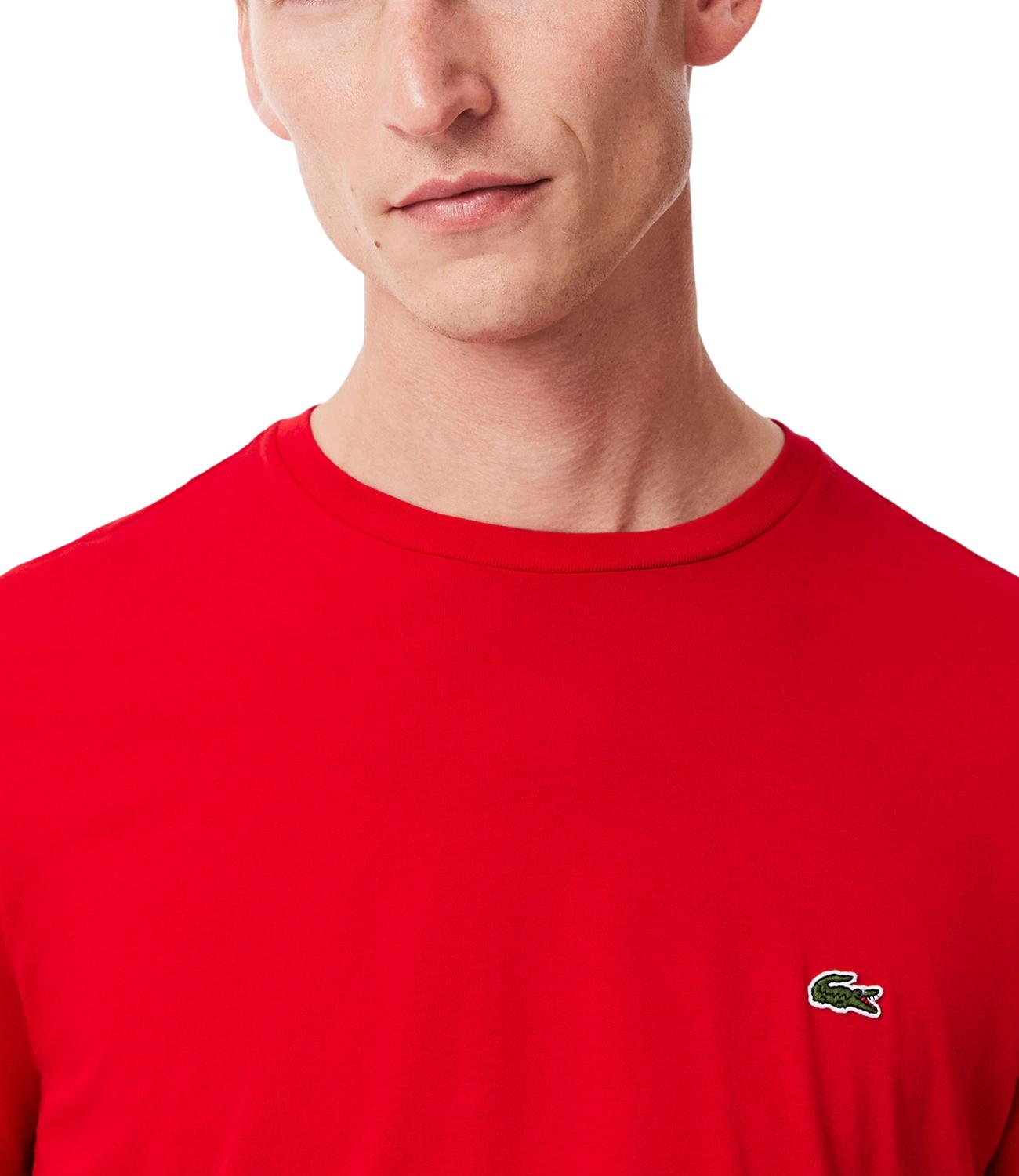T-SHIRT IN COTONE PIMA rosso