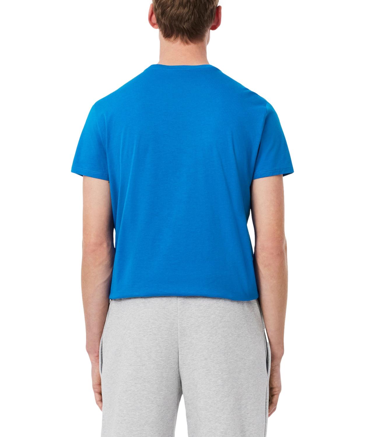 T-SHIRT IN COTONE PIMA azzurro
