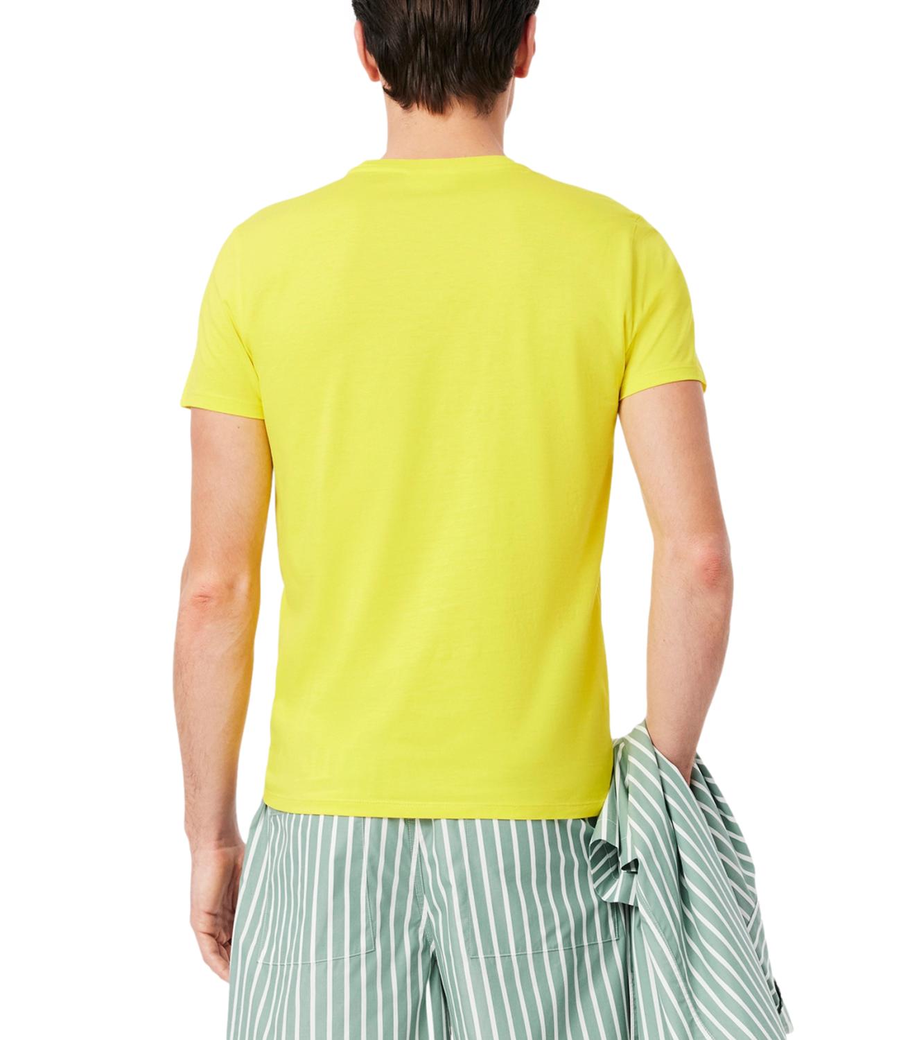 T-SHIRT IN COTONE PIMA giallo