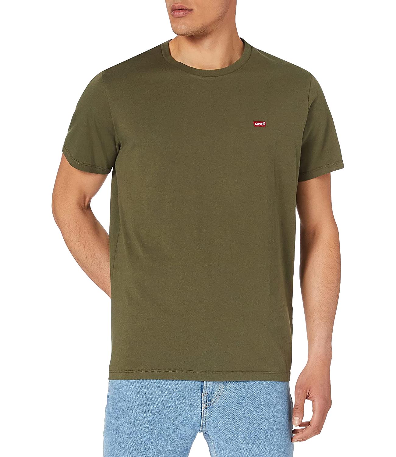 Levi's t-shirt uomo verde militare classica