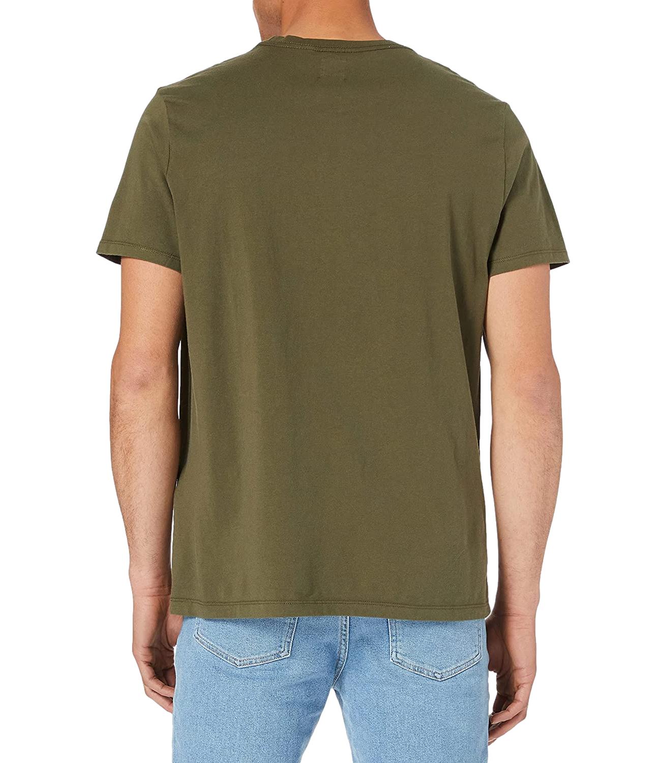 Levi's t-shirt uomo verde militare classica