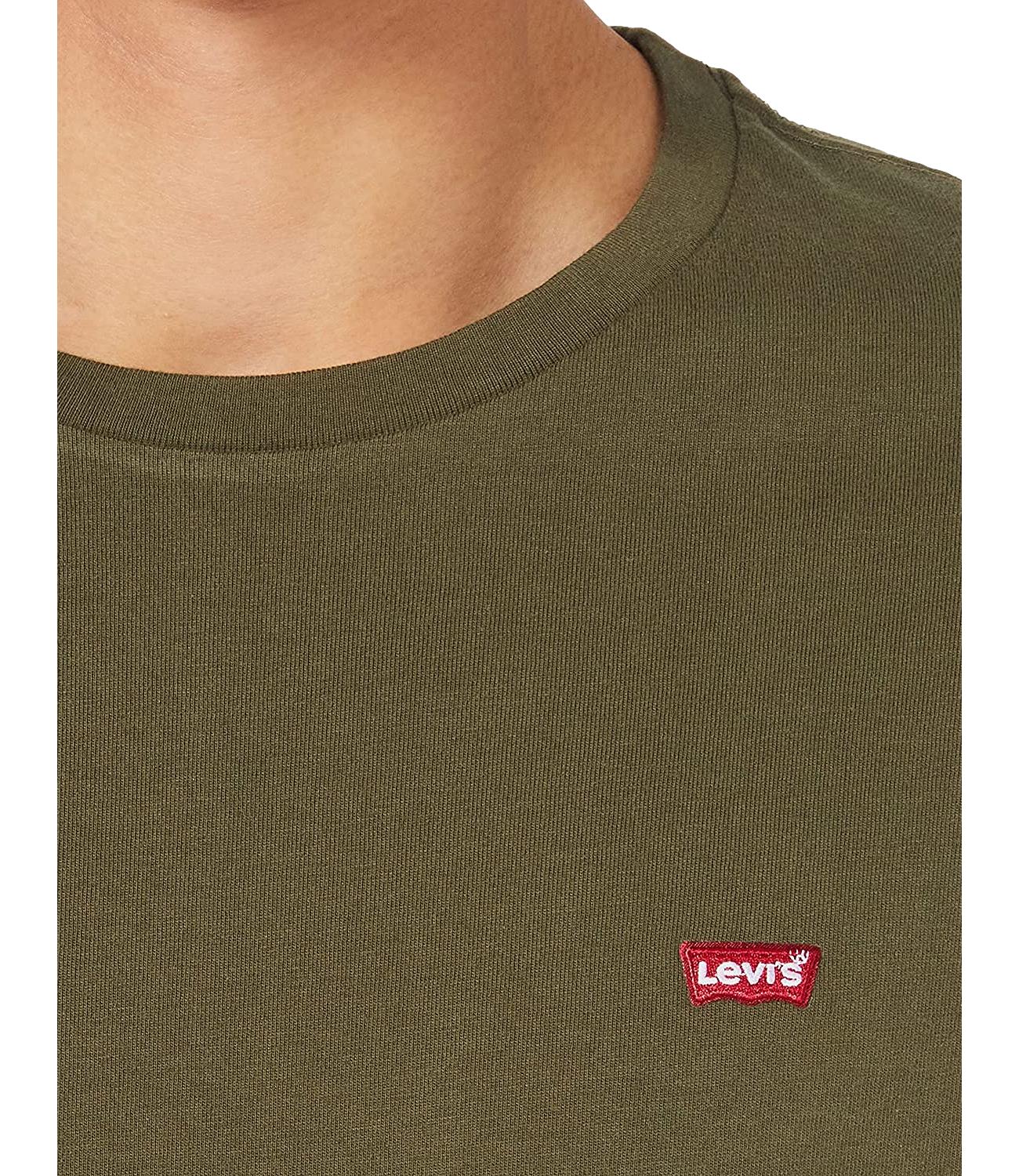 Levi's t-shirt uomo verde militare classica