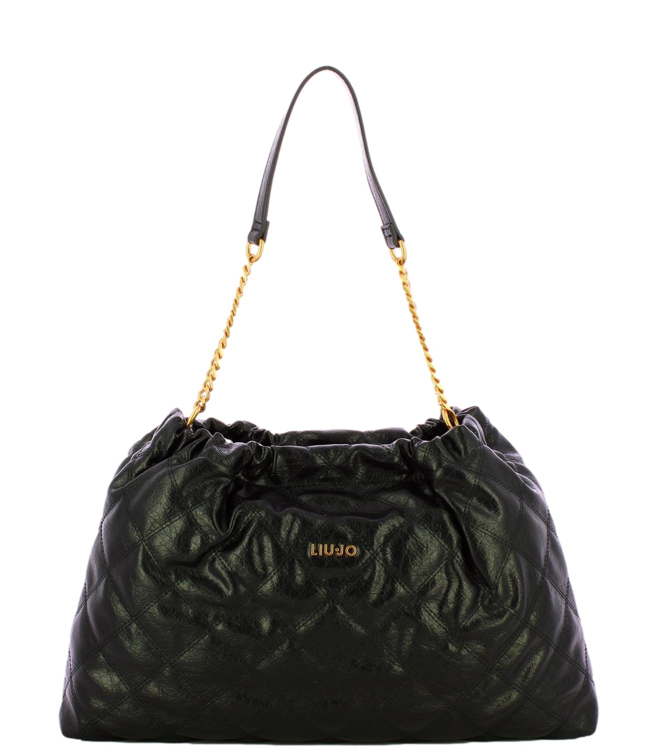 Liu Jo Borsa Ecs M Hobo Nera Donna