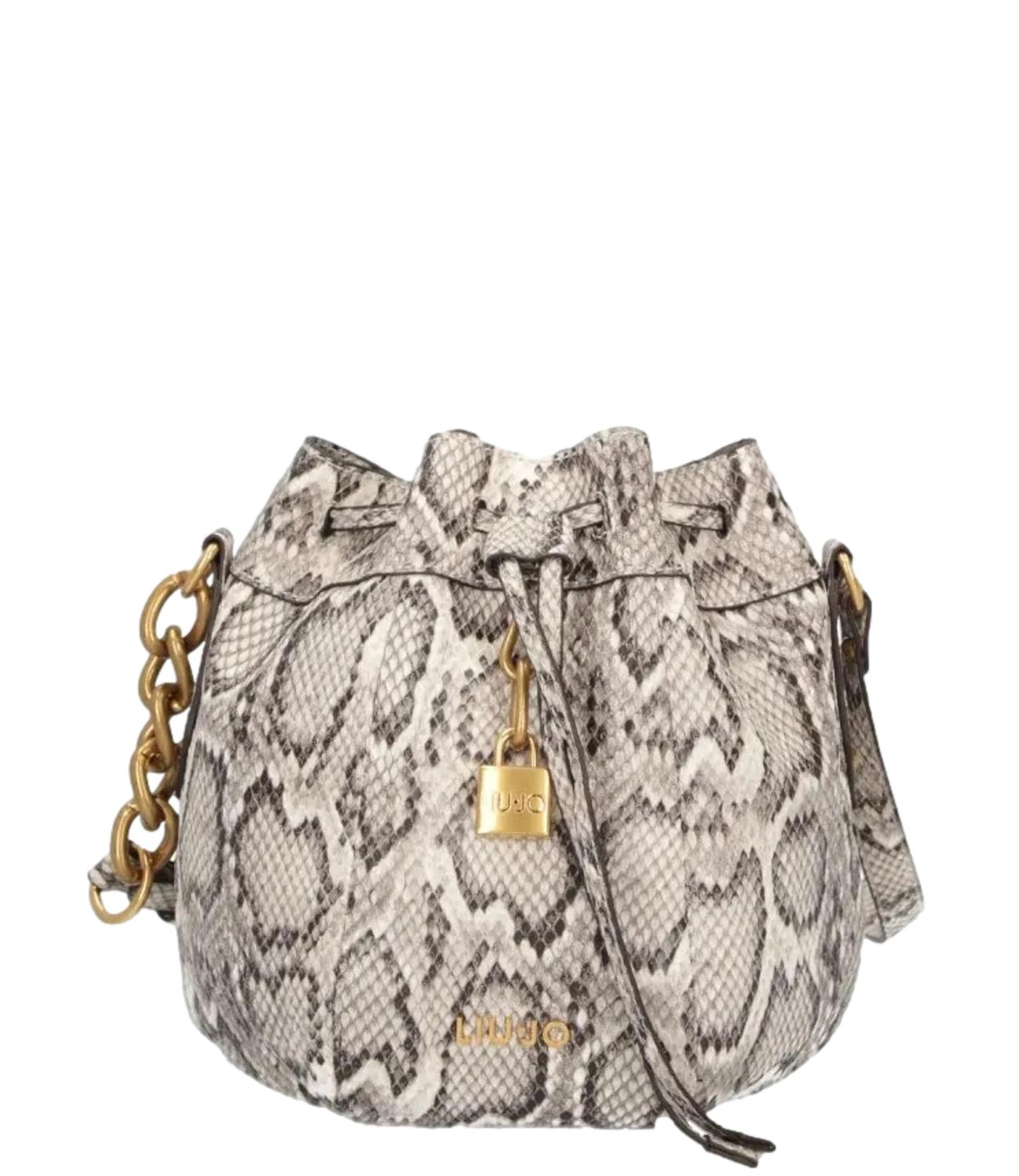 Liu Jo Borsa Ecs M Bucket Pitonata Donna