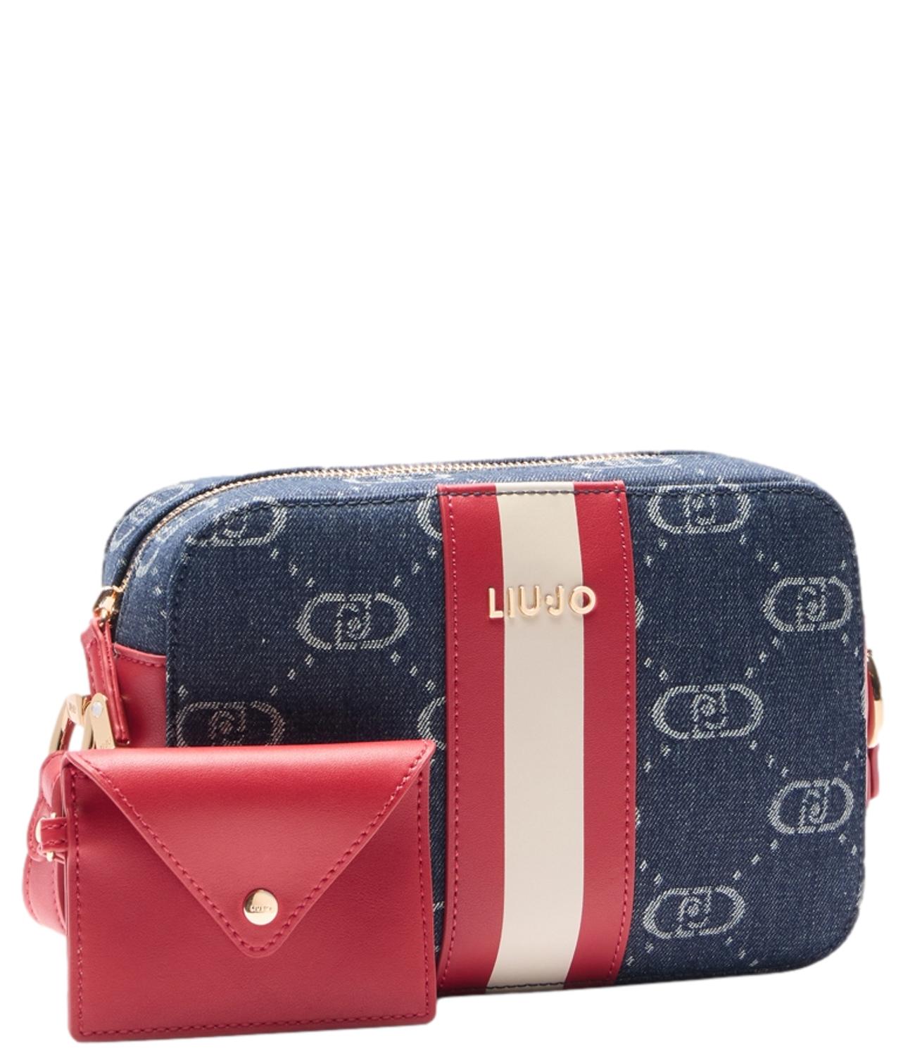 Liu Jo Borsa M Camera case Blu Denim Donna