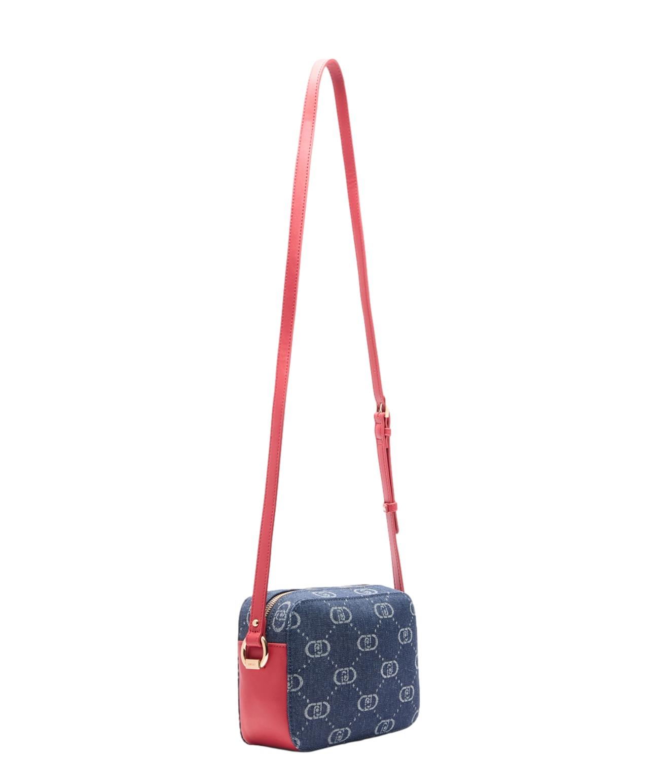 Liu Jo Borsa M Camera case Blu Denim Donna