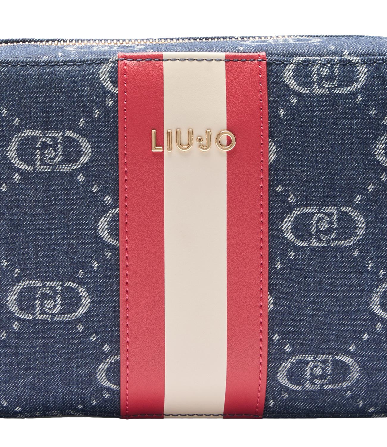 Liu Jo Borsa M Camera case Blu Denim Donna