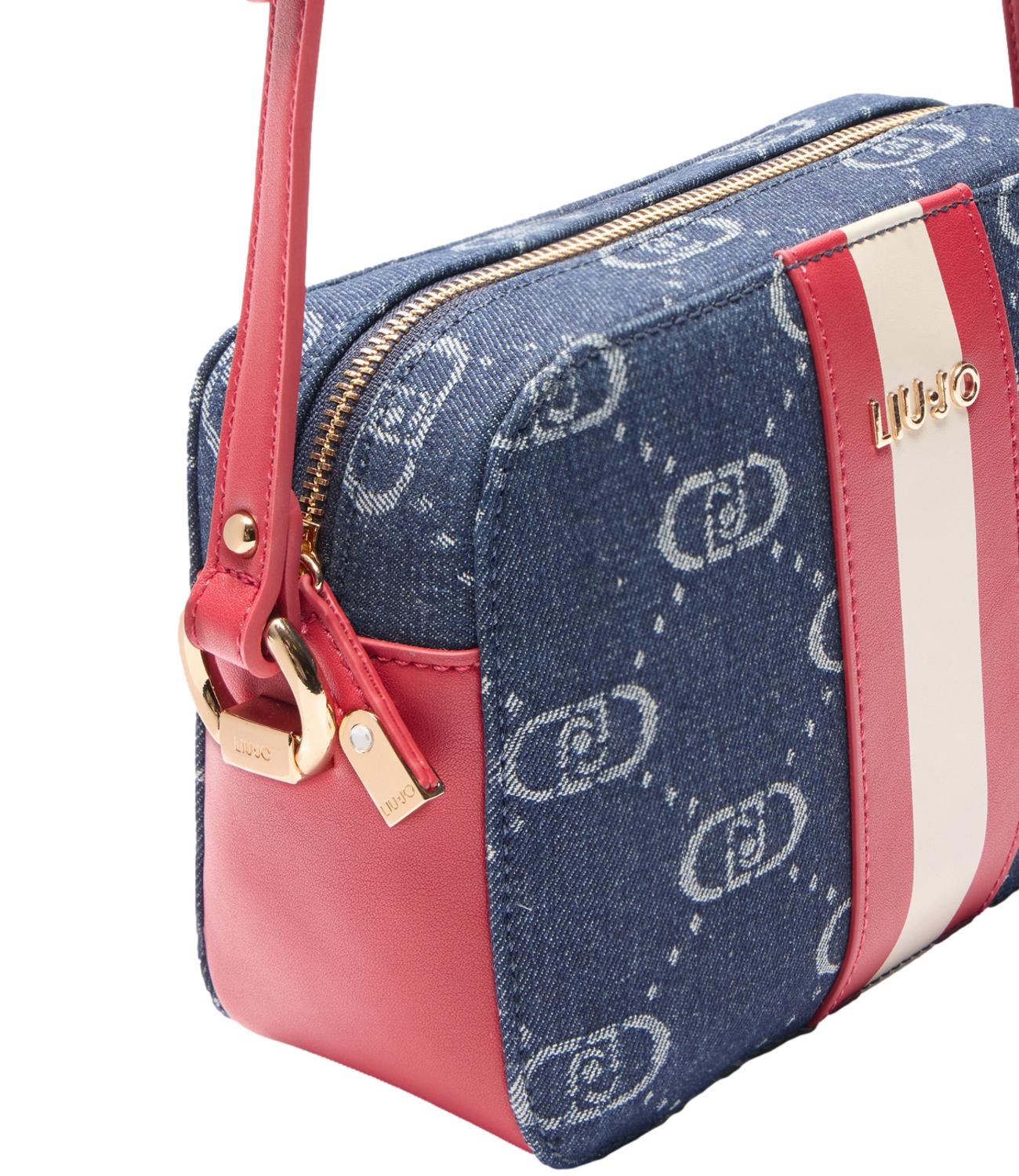 Liu Jo Borsa M Camera case Blu Denim Donna