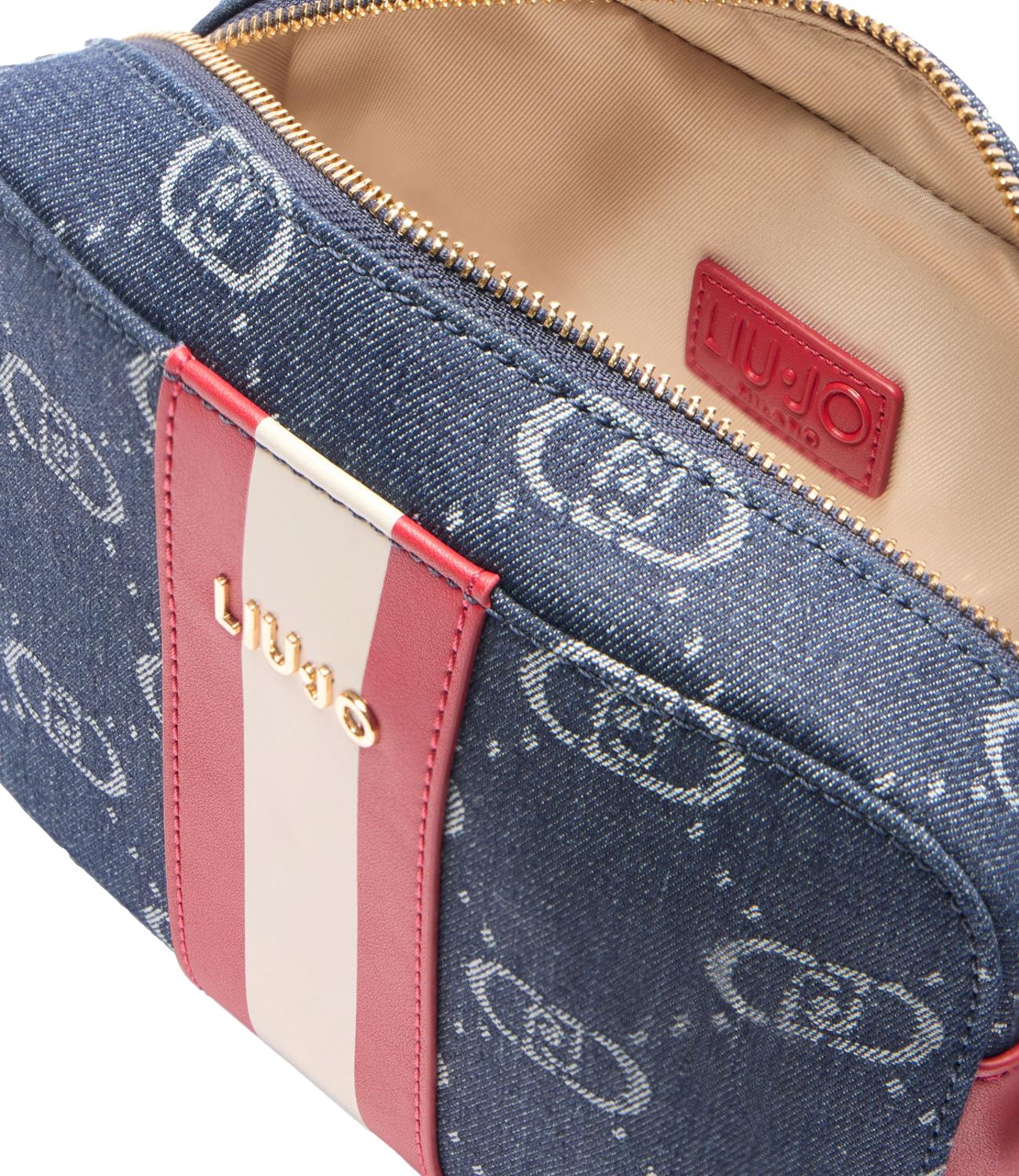 Liu Jo Borsa M Camera case Blu Denim Donna