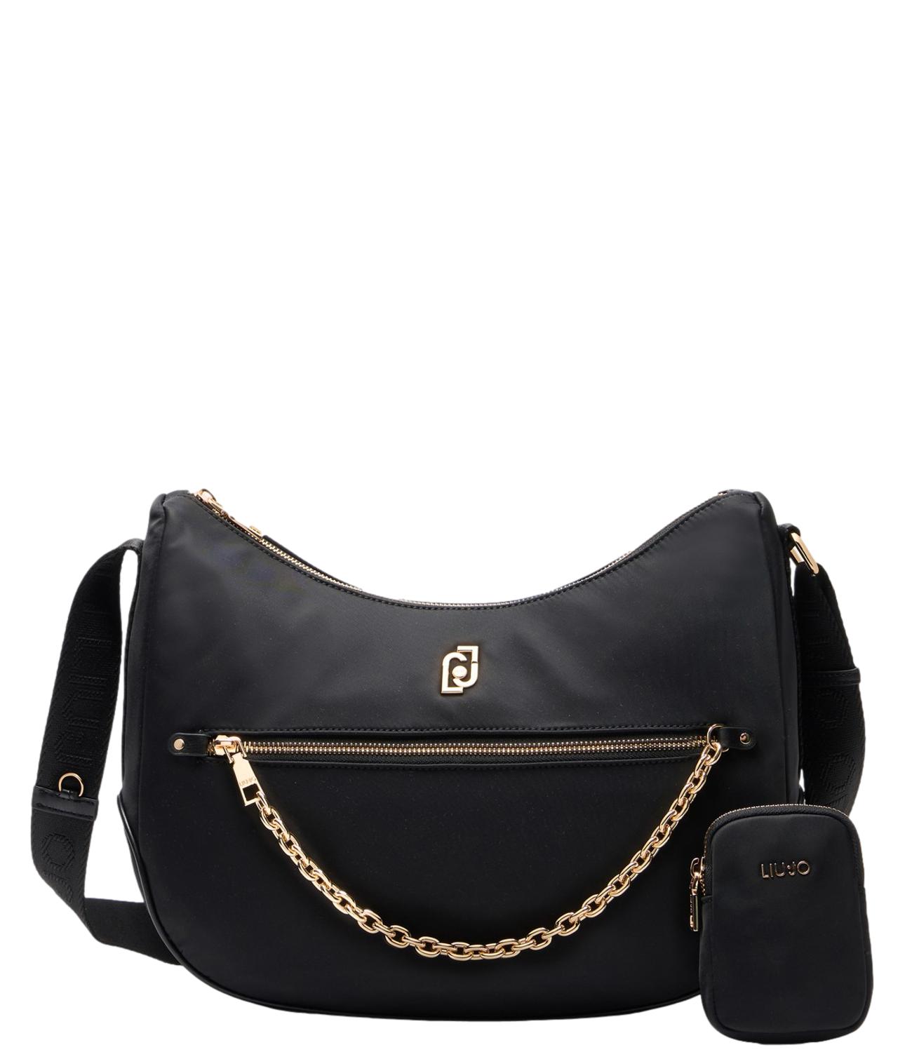 Liu Jo Borsa Ecs M Hobo Nera Donna