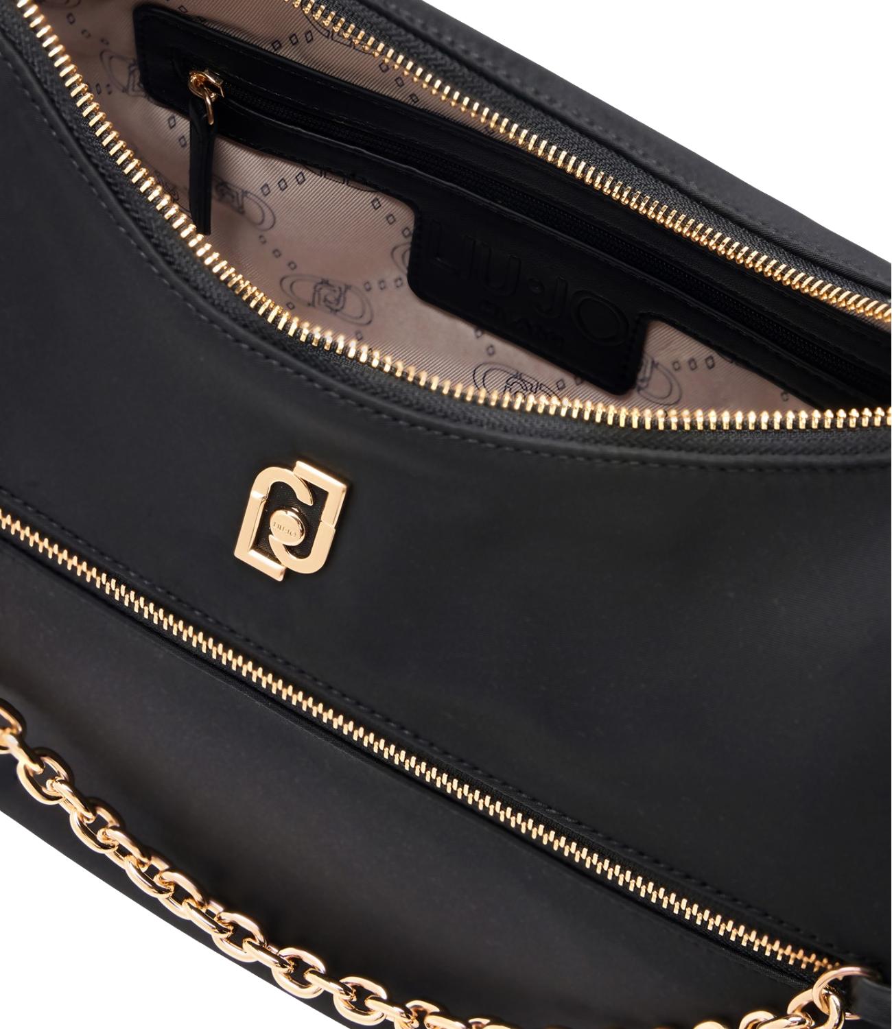 Liu Jo Borsa Ecs M Hobo Nera Donna