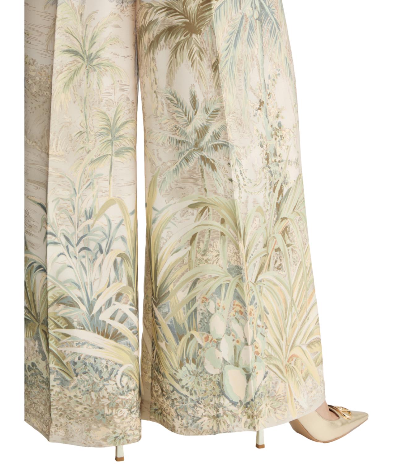 Liu Jo Pantalone Giungla Verde Donna