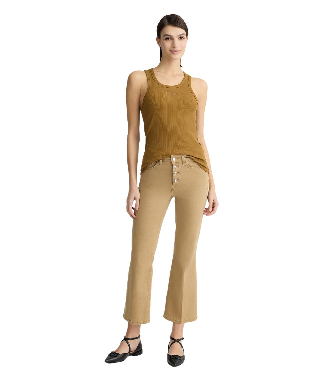 Liu Jo Pantaloni Beige Donna