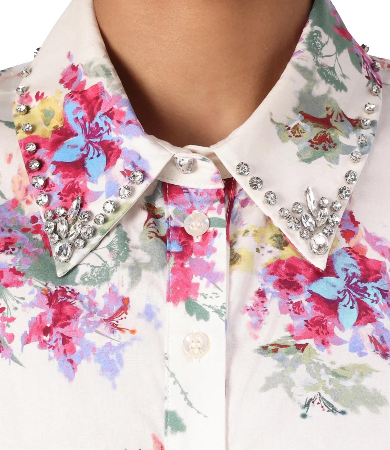 Liu Jo Camicia Bianca Mulitcolor Donna
