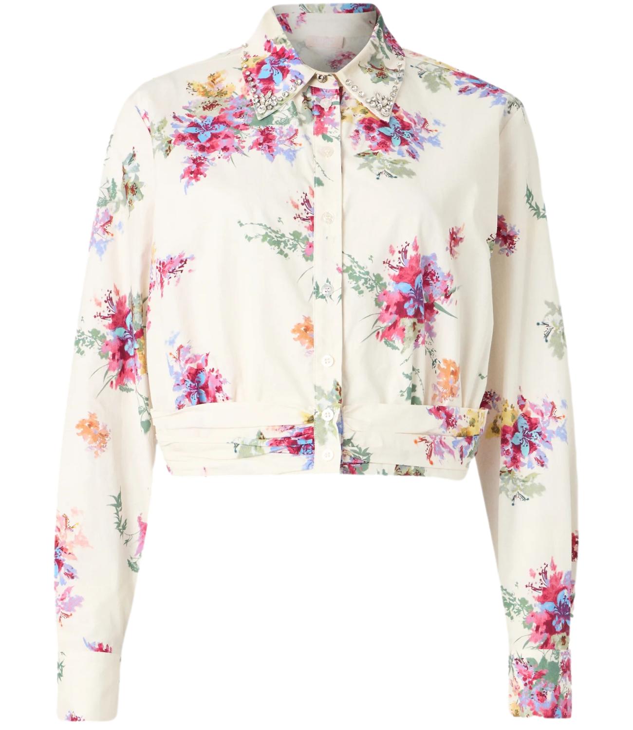 Liu Jo Camicia Bianca Mulitcolor Donna