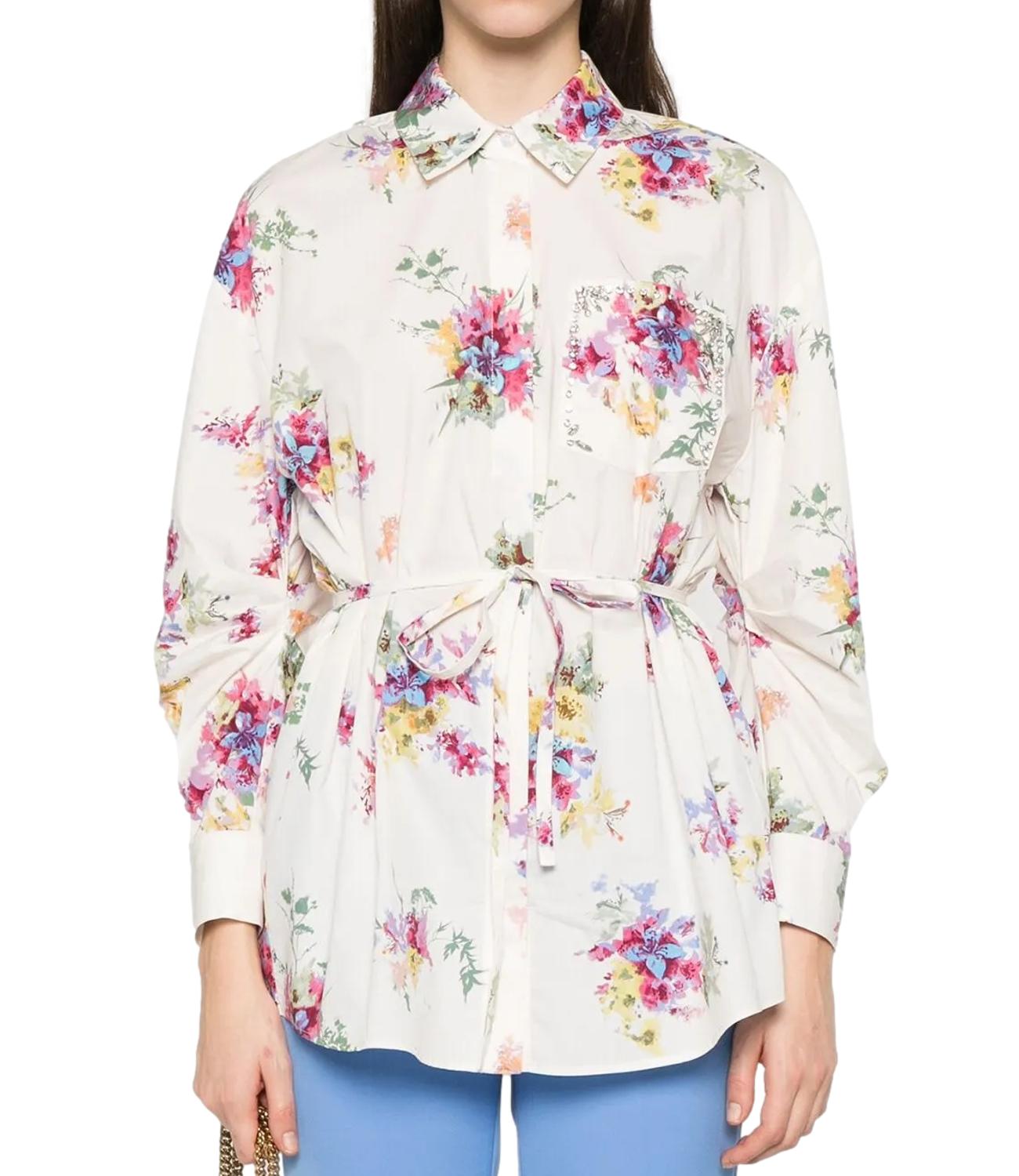 Liu Jo Camicia Bianca Multicolor Donna