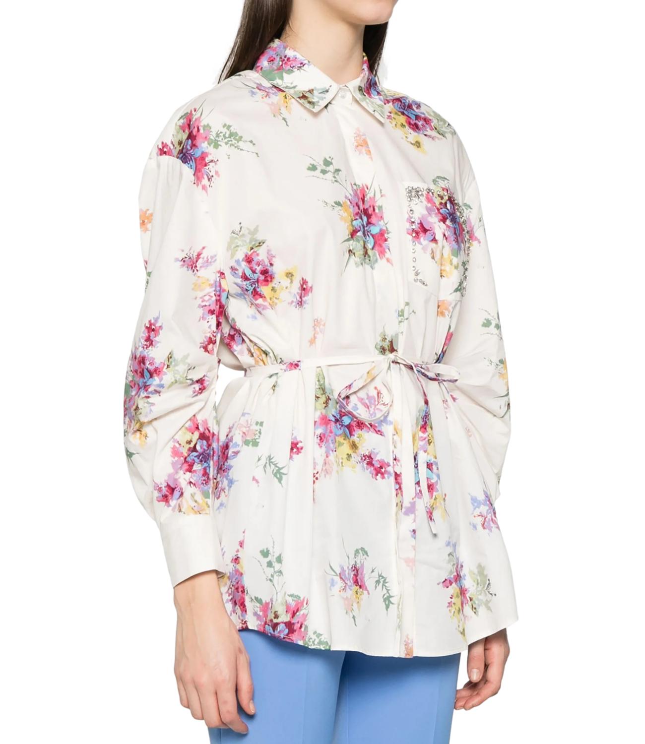 Liu Jo Camicia Bianca Multicolor Donna
