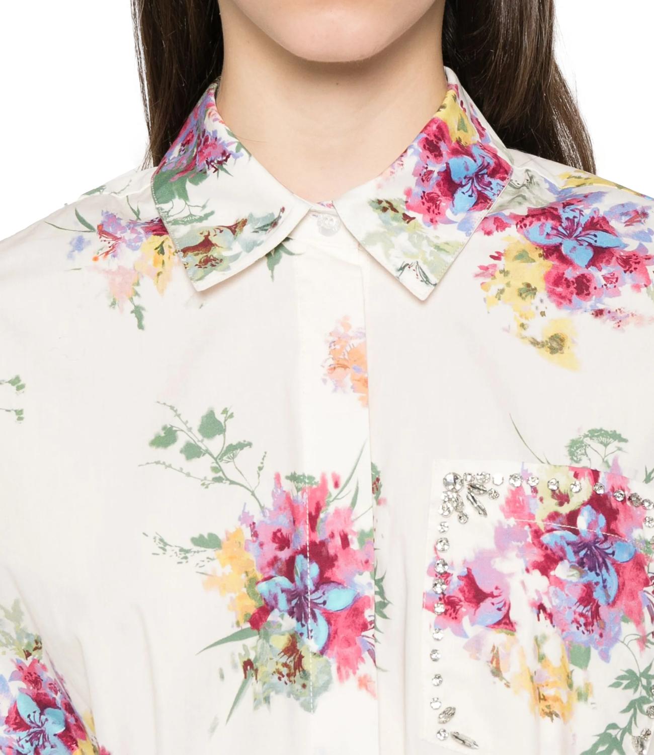 Liu Jo Camicia Bianca Multicolor Donna
