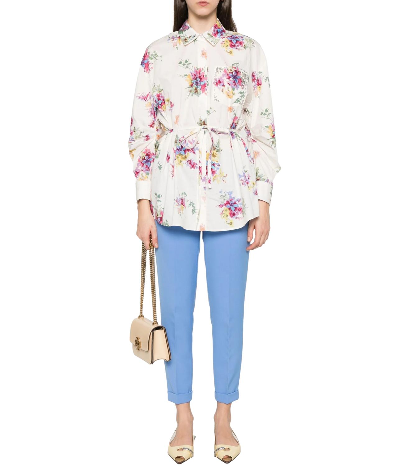 Liu Jo Camicia Bianca Multicolor Donna