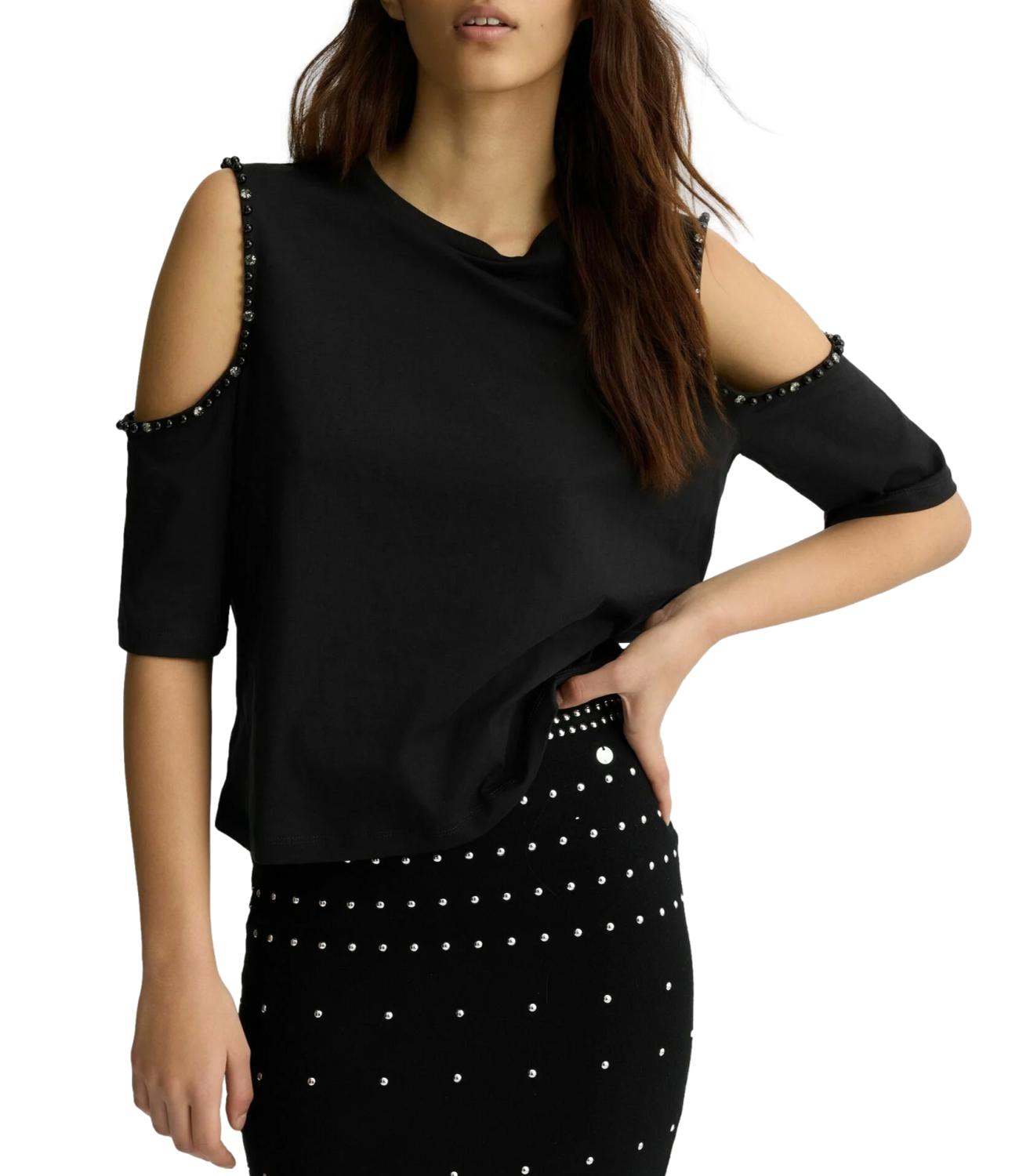 Liu Jo t-shirt nera donna