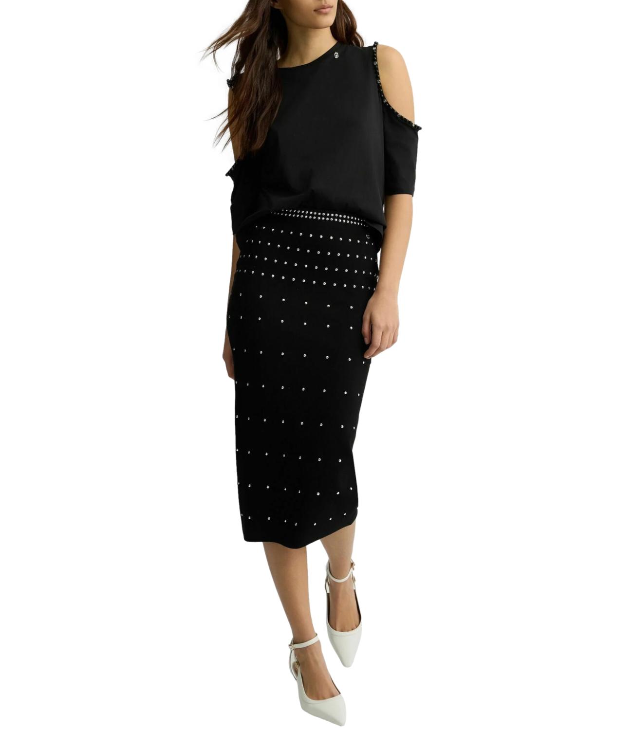 Liu Jo t-shirt nera donna