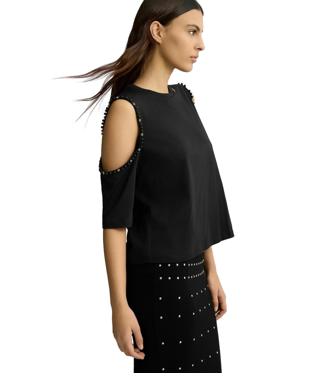 Liu Jo t-shirt nera donna
