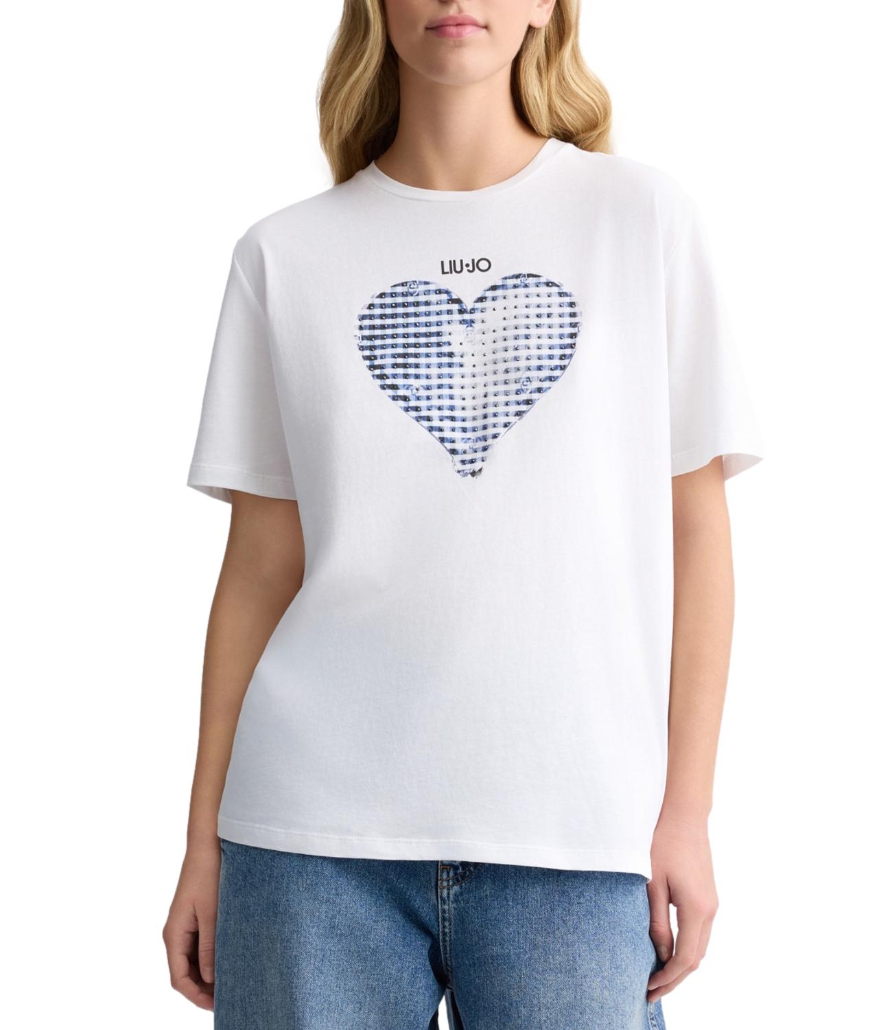 Liu Jo T-shirt Bianca Donna