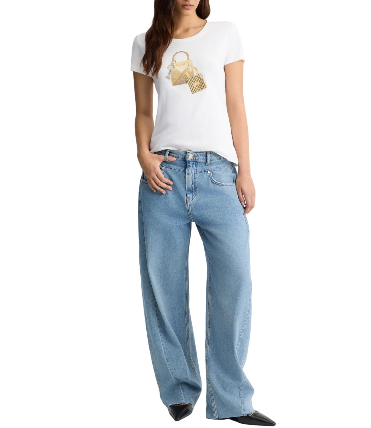 Liu Jo T-shirt Bianca Donna