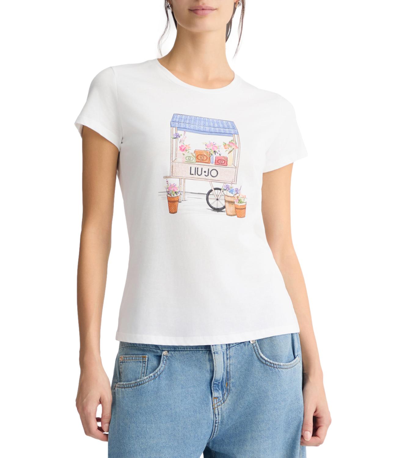 Liu Jo T-shirt Bianca Donna