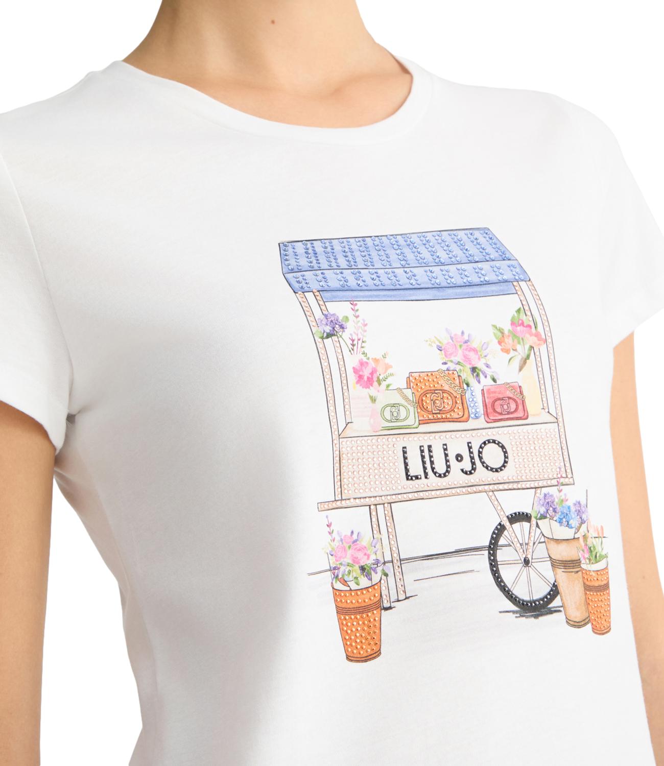 Liu Jo T-shirt Bianca Donna