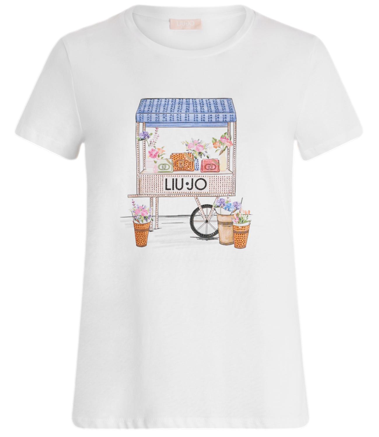 Liu Jo T-shirt Bianca Donna