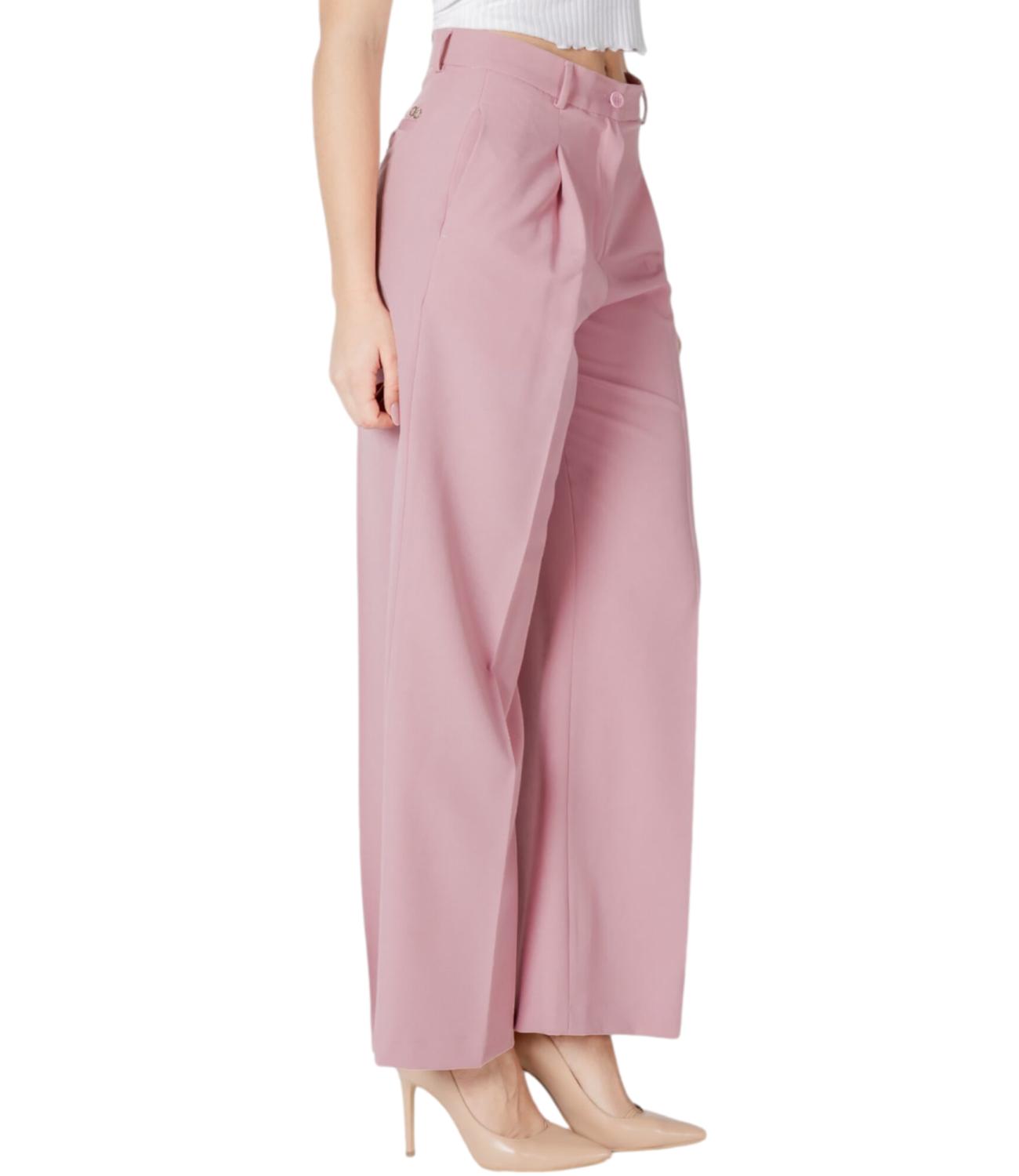 Liu Jo Pantaloni flare h.w. Rosa Donna