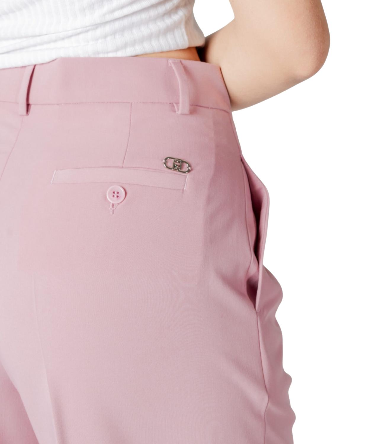 Liu Jo Pantaloni flare h.w. Rosa Donna