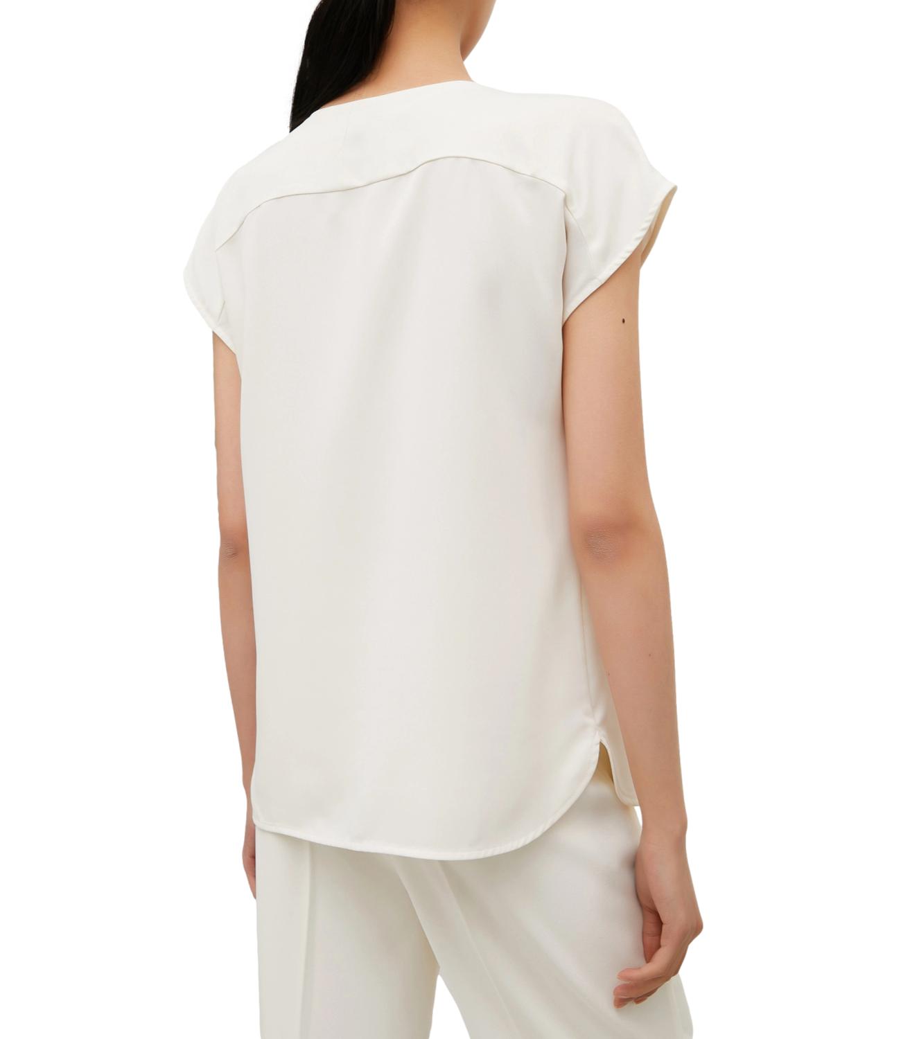 Marella blusa Brina bianco lana donna