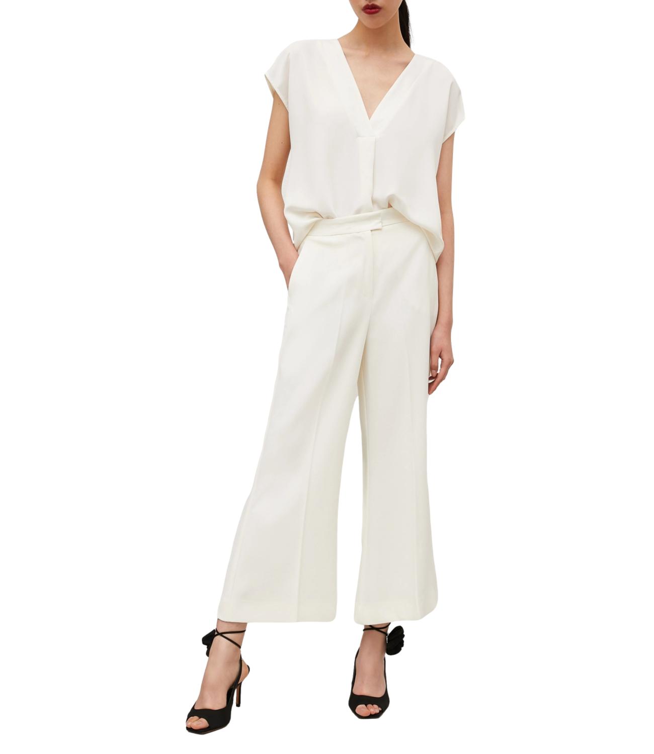 Marella blusa Brina bianco lana donna