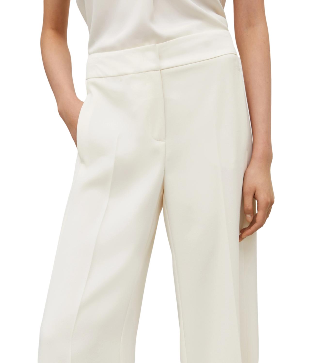 Marella pantalone Grace bianco lana donna