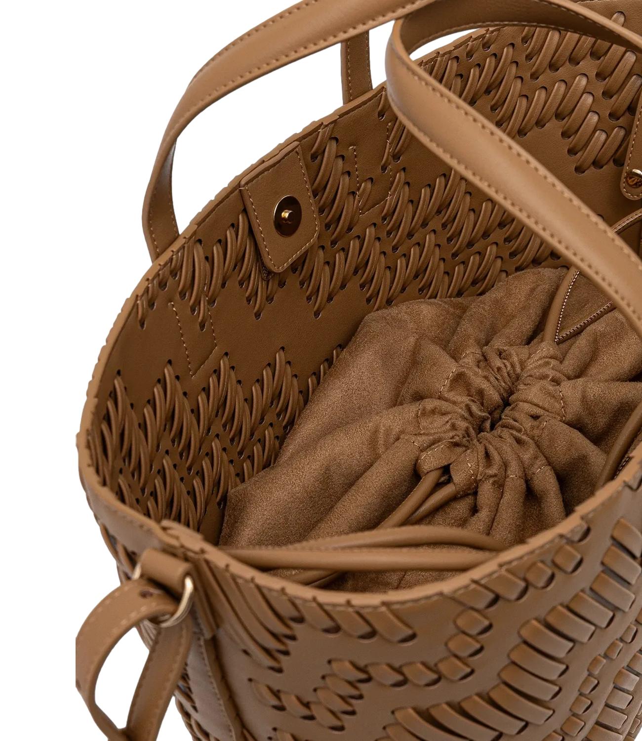 Marella Borsa Ghinea Cammello Donna