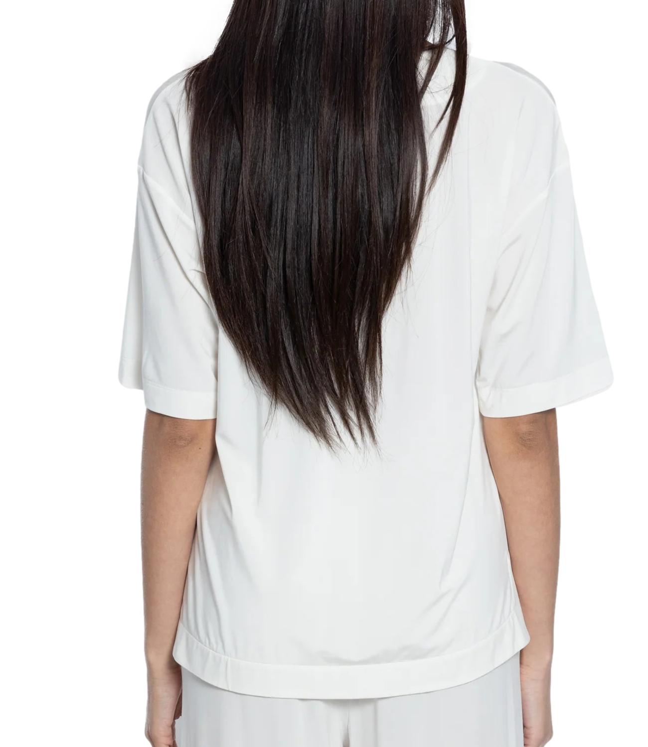 Max Mara Beachwear T-shirt Rigel Bianco Donna