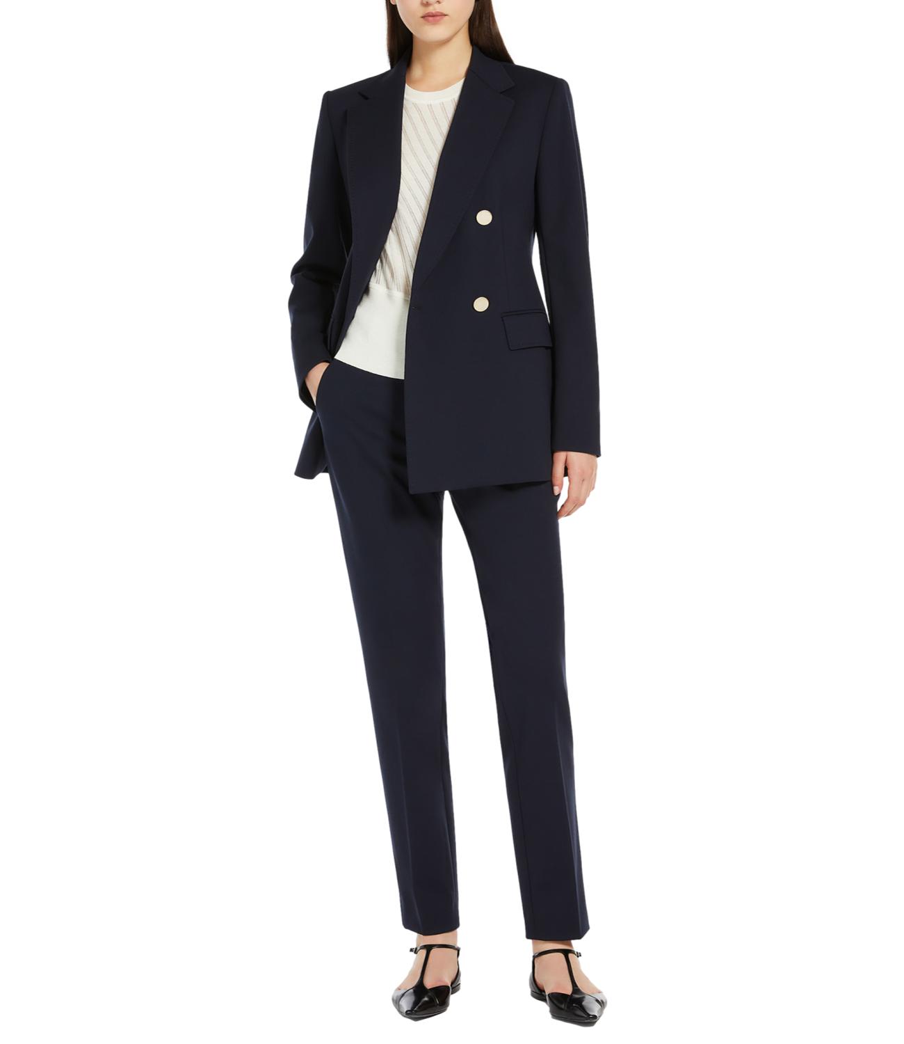 Max Mara Studio pantalone ERMES blu donna
