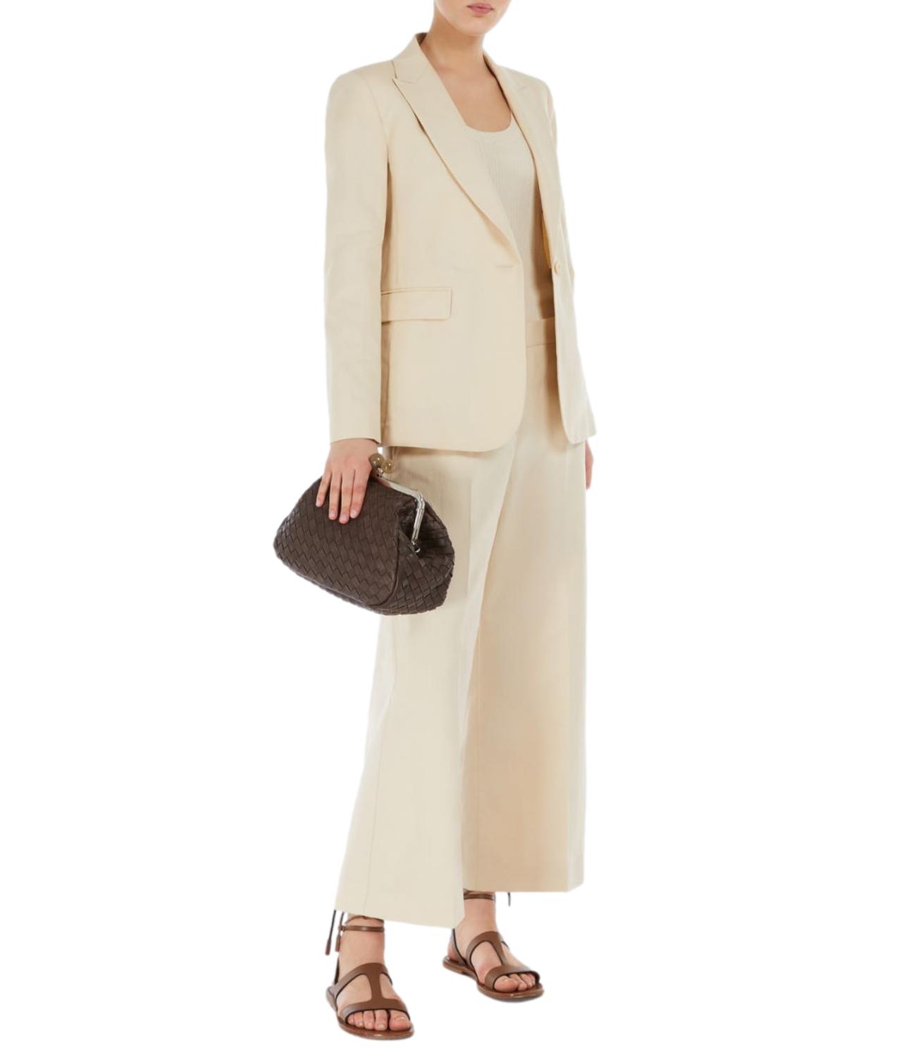 Max Mara Weekend Pantalone Zircone Avorio Donna