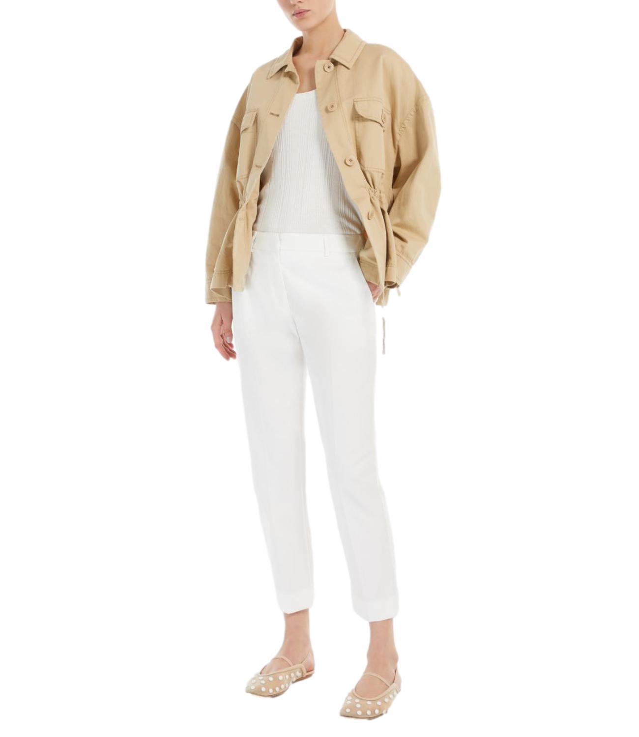 Max Mara Weekend Pantalone Cecco Bianco Donna