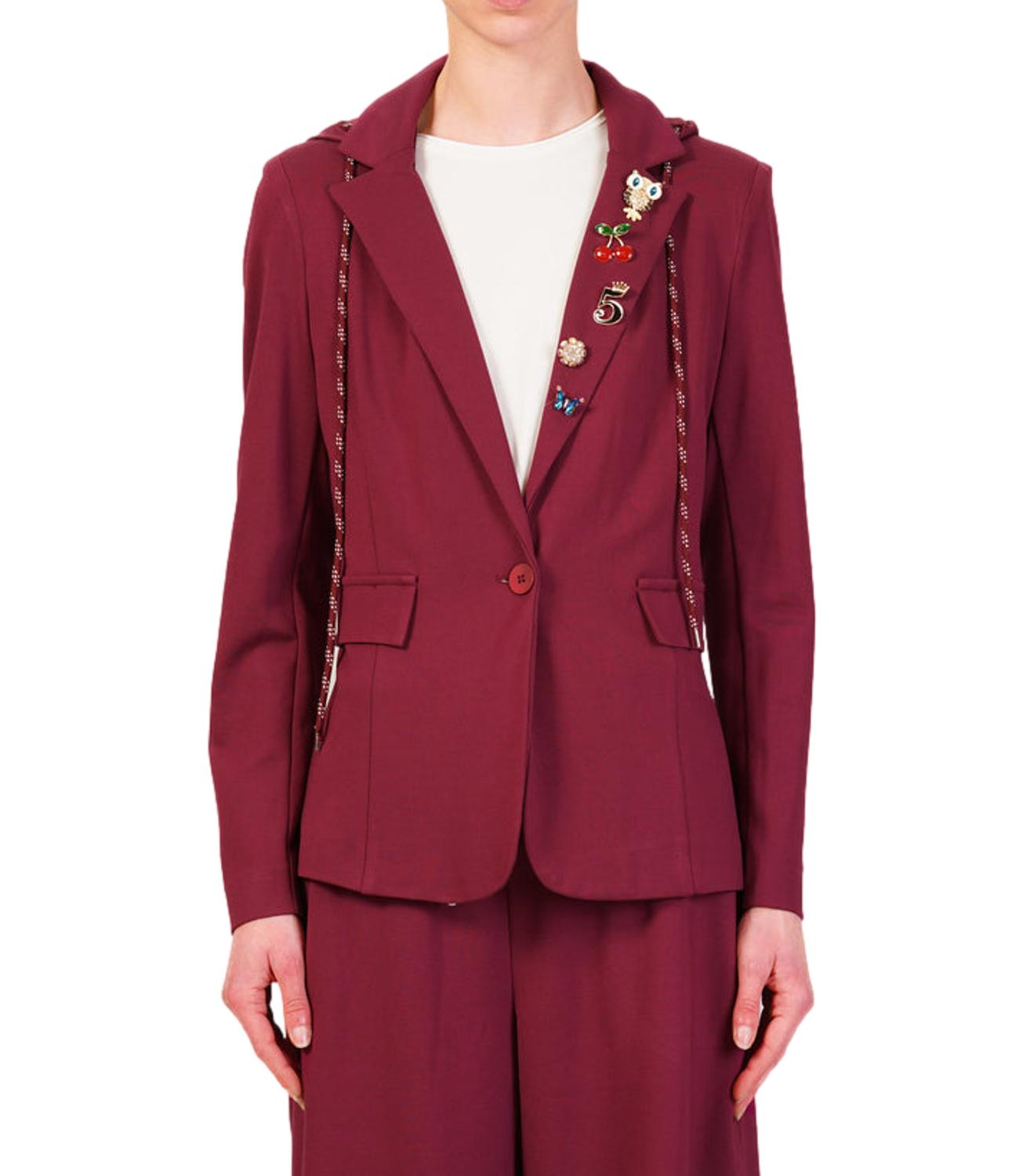 Motel giacca bordeaux donna
