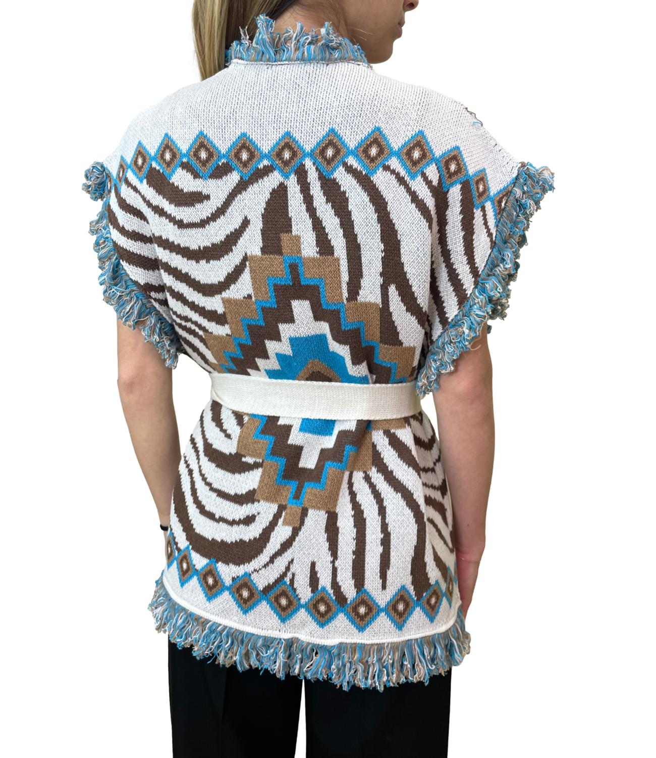 Motel Gilet Light Blue Donna