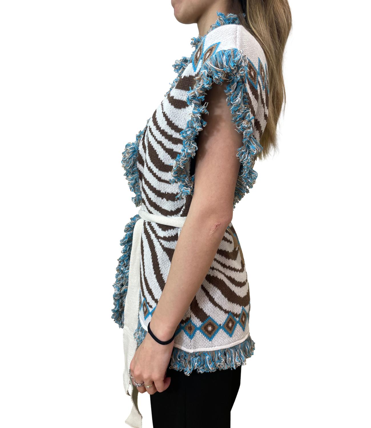 Motel Gilet Light Blue Donna