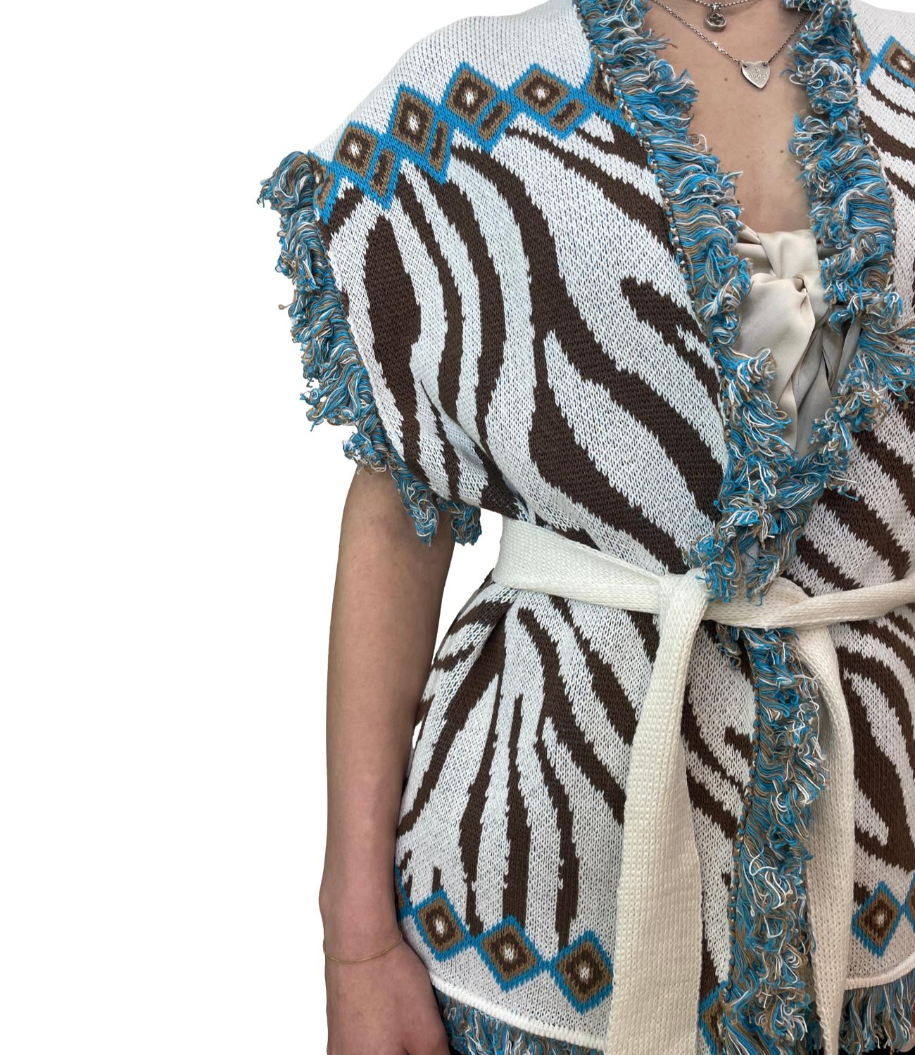 Motel Gilet Light Blue Donna