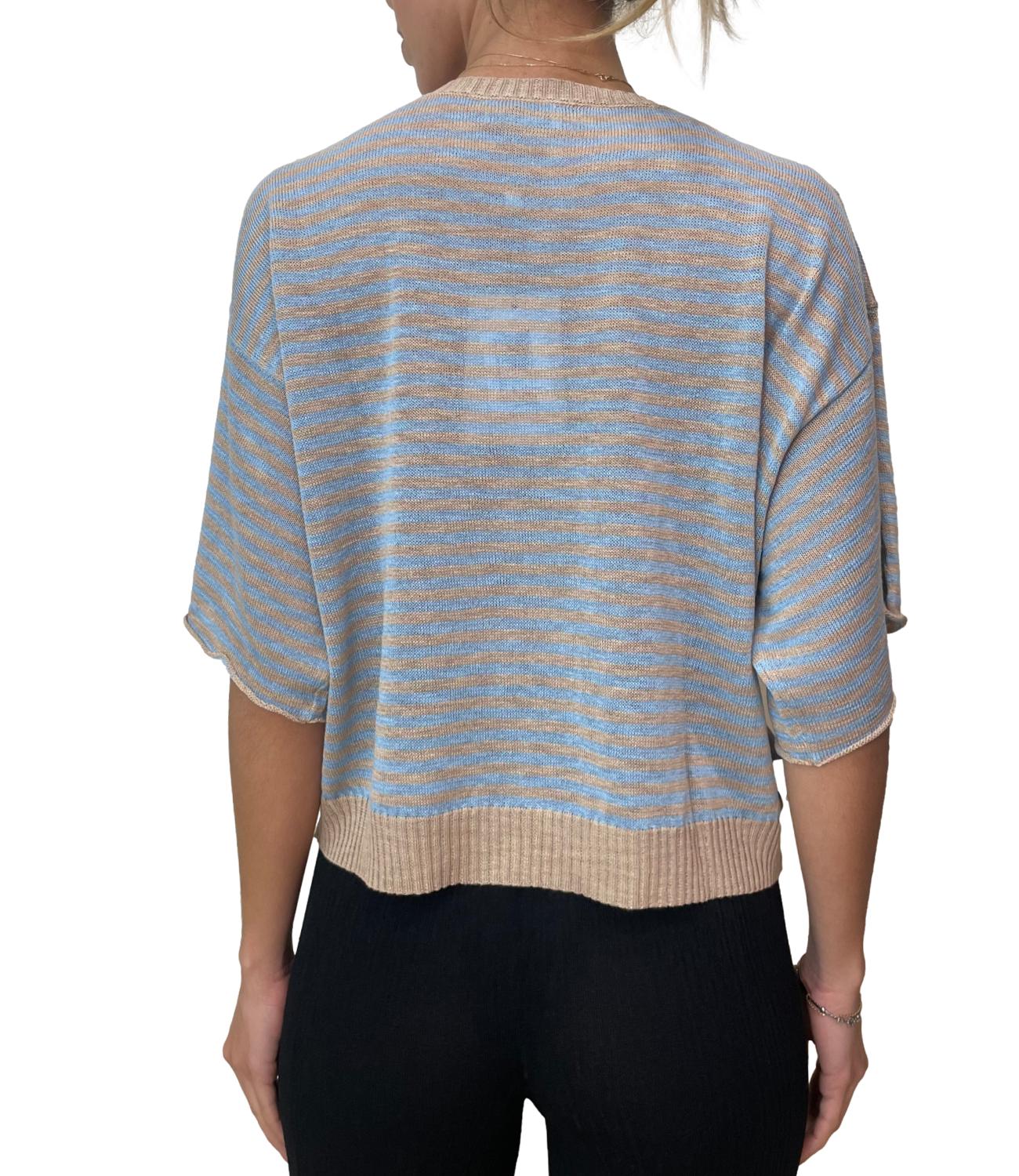Motel Maglia Celeste Donna