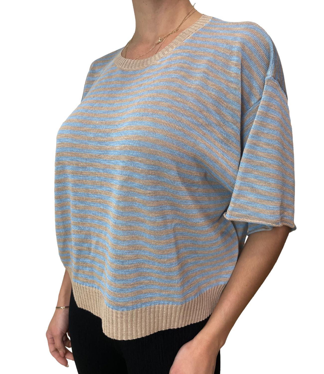 Motel Maglia Celeste Donna