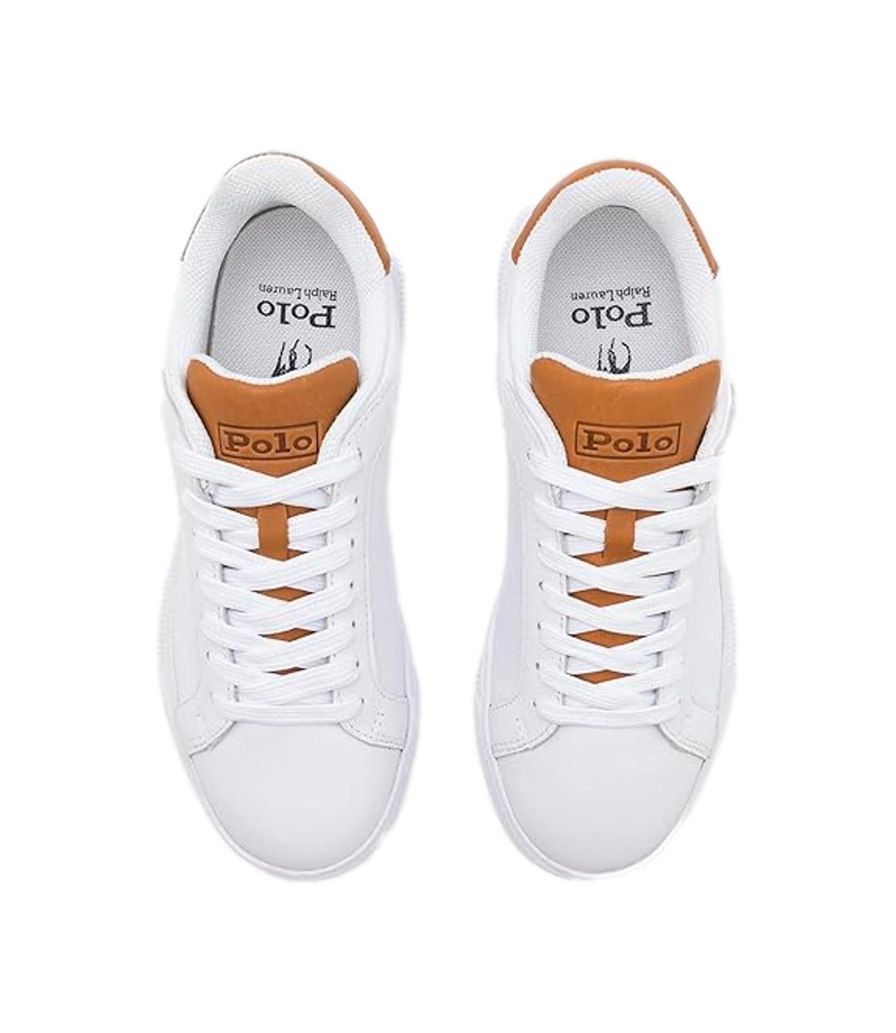 Heritage Court high top Lace bianco/marrone